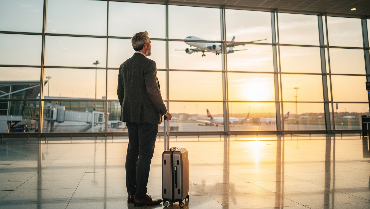 Mature man starting his international dating journey with Step2Love, choosing a new beginning and meaningful connection abroad
